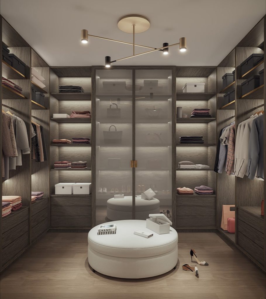 One Park Closet Rendering