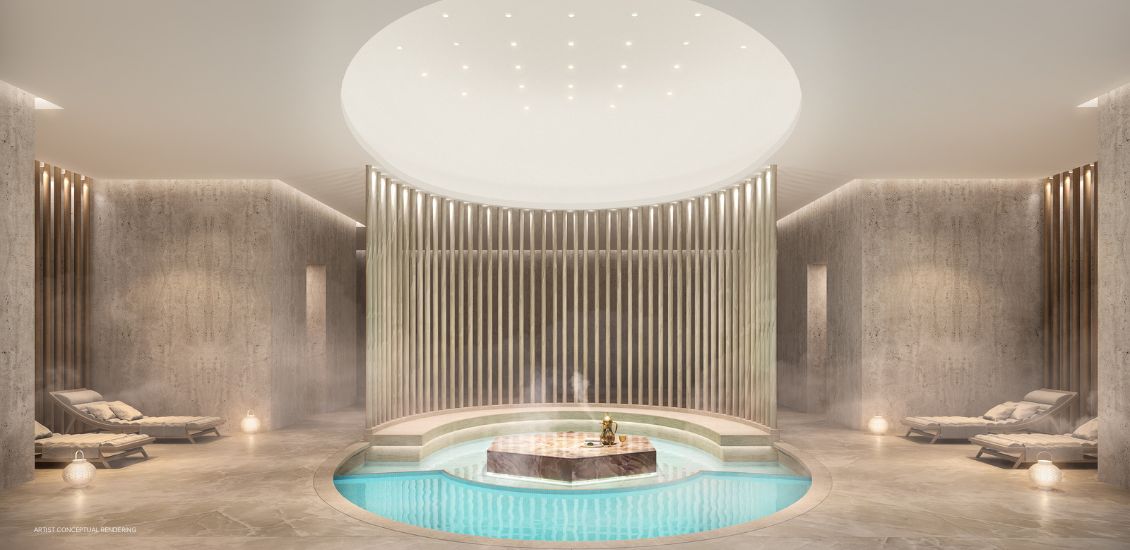 rendering of the spa at one park
