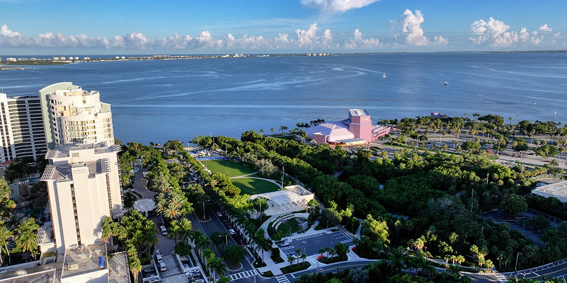 Aerial of Sarasota