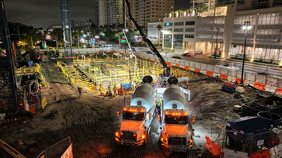 Construction Foundation Completed