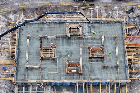 Foundation Pour Completed For 18-Story Condo Tower One Park Sarasota