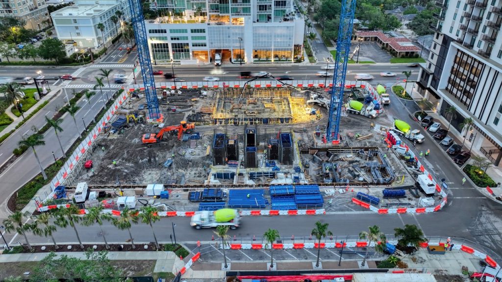 One Park Sarasota April 2025 Construction 