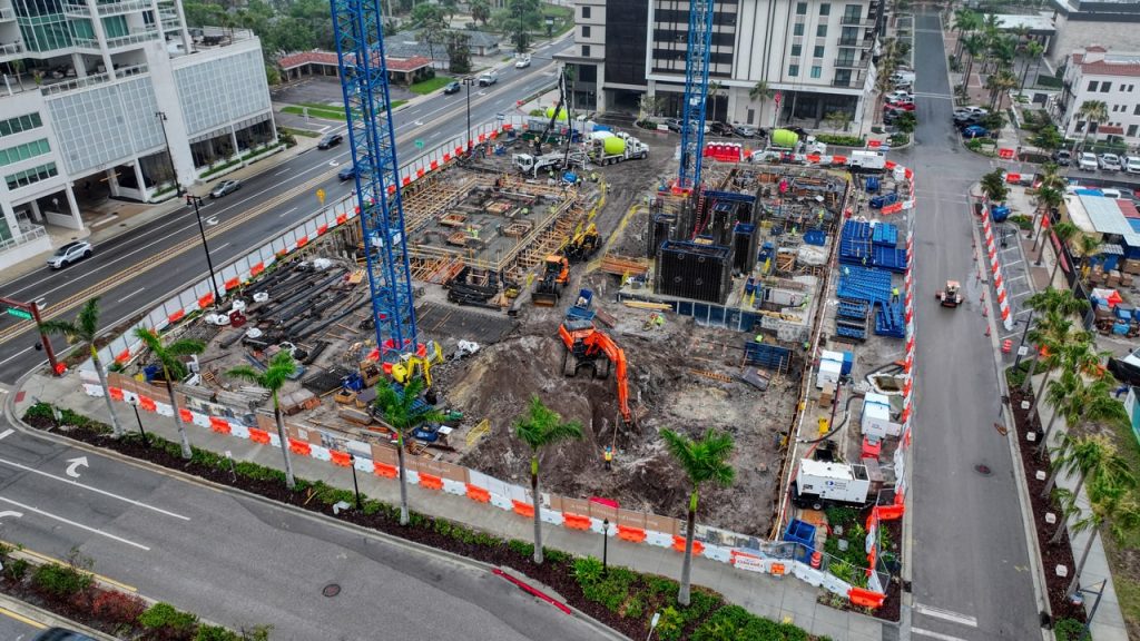 One Park Sarasota April 2025 Construction 
