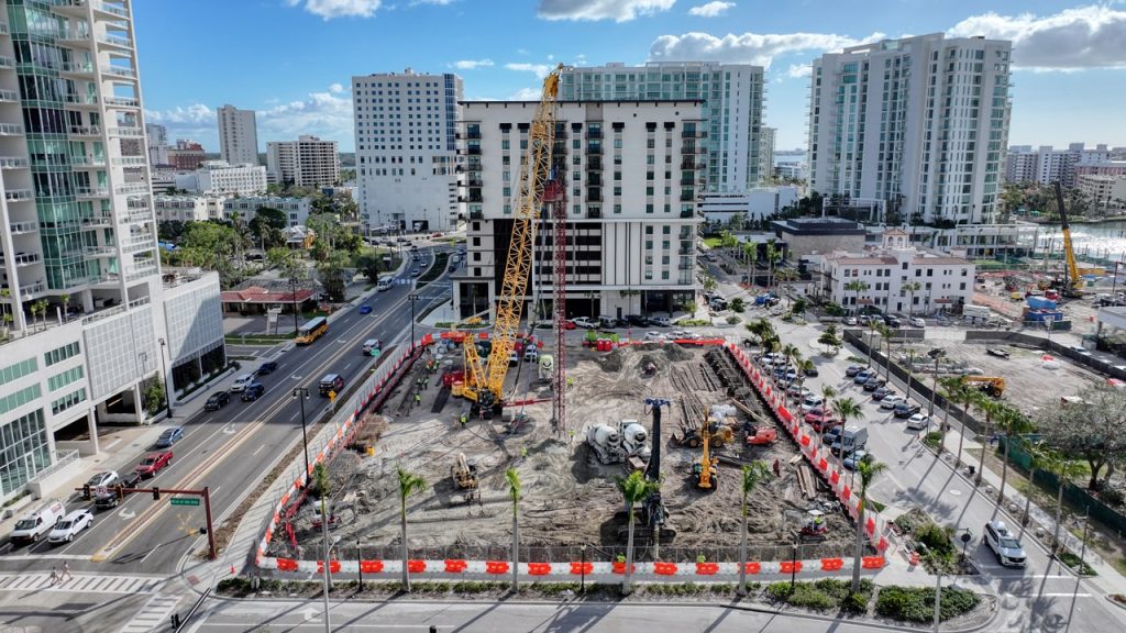 One Park Sarasota December 2024 Construction