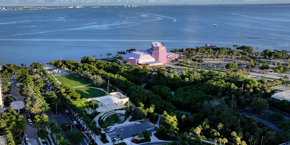 Sarasota Van Wezel Aerial