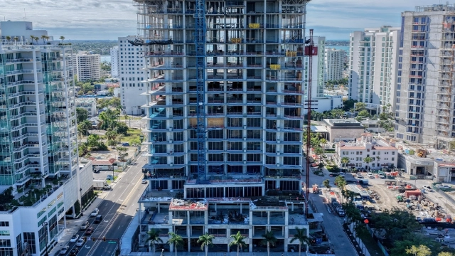 Construction Exterior aerial facing South