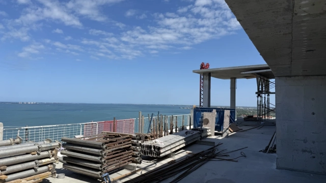 One Park Construction penthouse