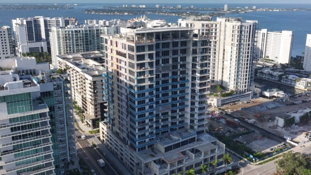 Exterior Building Aerial South
